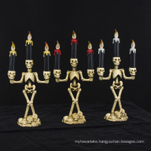 New Halloween Decoration ghost festival with lights skeleton man Candlestick ornaments bar atmosphere layout props